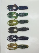 Nimrod's Tackle 3" SCENTED FAT CRAW 12 Per Pack Made in USA You Pick Color