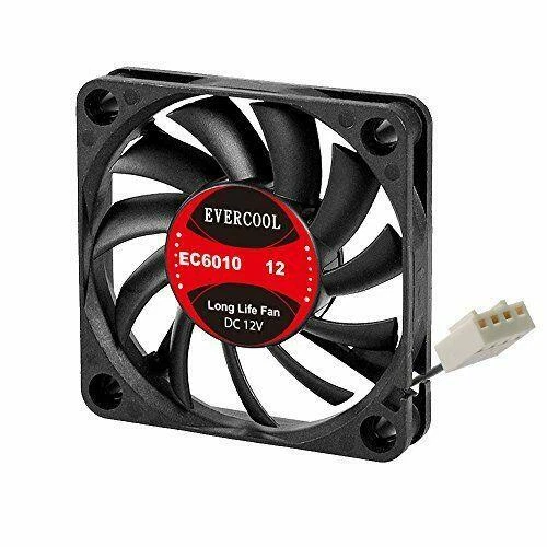 Evercool 60mm 6cm 60 x 60 x 10 12 Volt PC case Fan (PWM)