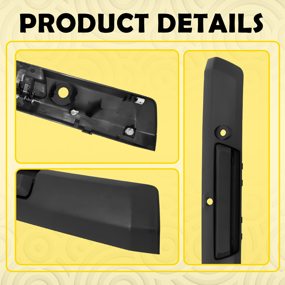 FOR 2017-2019 Ford F-250 F-350 Super Duty Rear Tailgate Black Hatch Door Handle