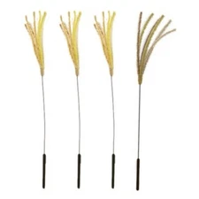 CattyMan Cat Play Grass19.6" (500mm) Silver Grass 4 pcs Set