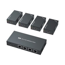 HDMI Extender Splitter 1x4 1080P 60Hz Over Cat 5E/6/7 Ethernet Cable 50m 165...