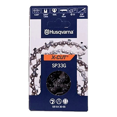Husqvarna 581643666 Chainsaw Chain 16'' H30-66 Pixel .325'' .050''
