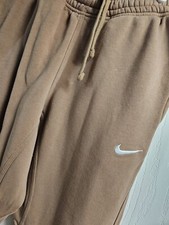 Nike Mens Joggers Brown Tan Medium Pants Bottoms