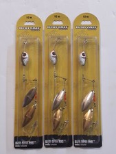3 Booyah Boo Spin Rig Double Willow 1/2 oz. Alpine