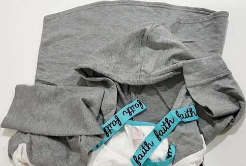 NO BO girls Hoodie Shirt long sleeve top XS L XL XXL Gray White Blue NWT - Picture 29 of 35