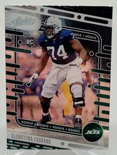 2024 PANINI ABSOLUTE OLUMUYIWA FASHANU ROOKIE FOOTBALL CARD JETS NFL topps 111  