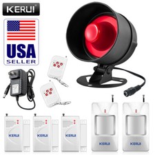 KERUI Home Siren Security Alarm System with Door Sensor and Motion Detector