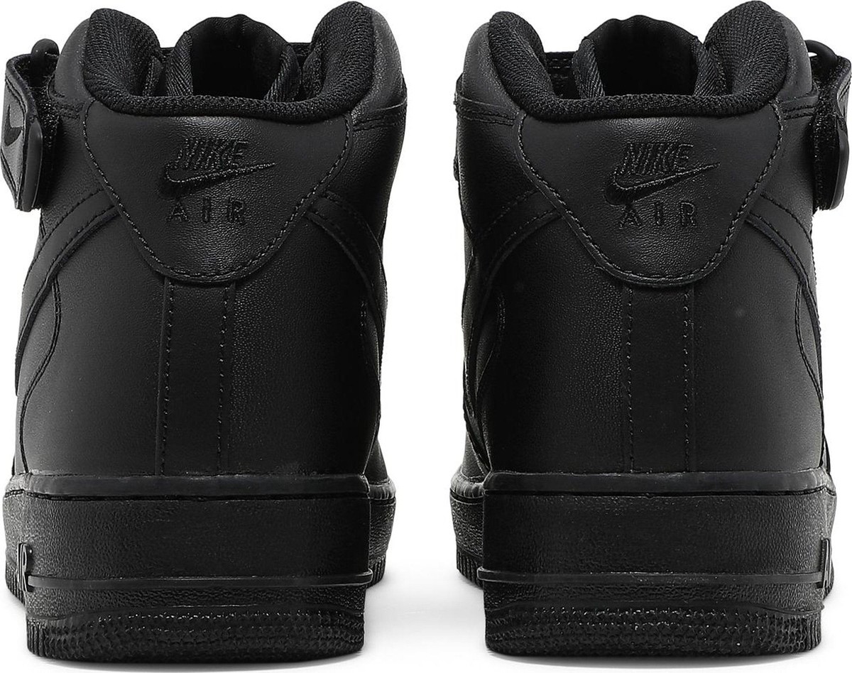 Size 10.5 - Nike Air Force 1 '07 Mid Triple Black for sale