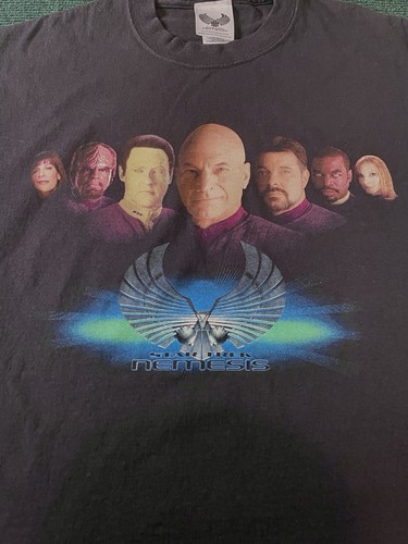 Vintage 2002 Star Trek Nemesis Movie T-Shirt Size Large - Picture 2 of 6