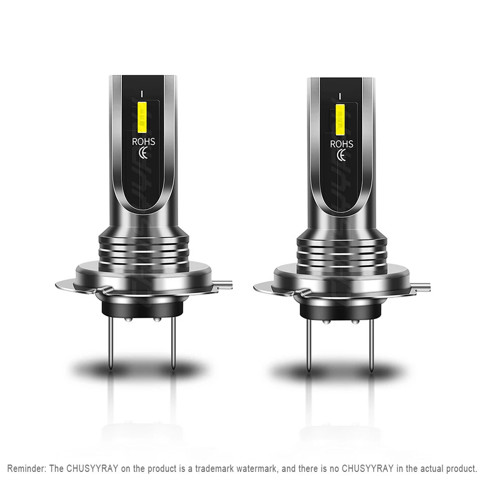 2x H7 LED Faros Moto Bombillas para Aprilia RSV4 RF 2015-2018 Luces Blancas Foto 3 de 4