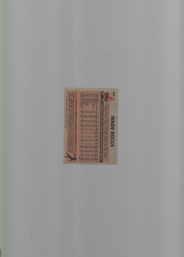 Wade Boggs Rookie - Bild 2 von 2