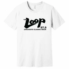 The Loop 97.9 – Chicago's Rock Station – WHITE – Ringspun Cotton