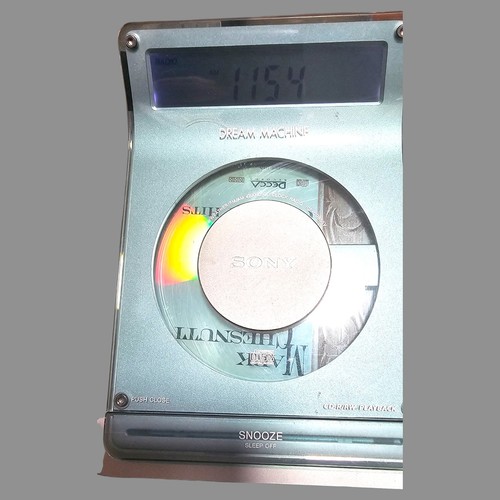 Sony Dream Machine ICF-CD855V CD Player Alarm Clock Radio See Description - Picture 2 of 12