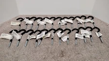 24 NEW Hardware Essentials All Purpose Screw Hook Black Vinyl Coated. ( 03 )