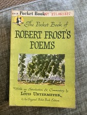 Poetry Vintage Pb, Robert Frosts Poems, Pocket 374, 2nd 1946, NVG+