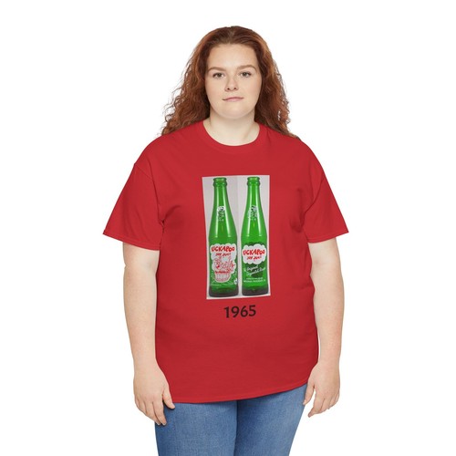 Retro - Kickapoo Joy Juice Applied Color Label Green Bottle Unisex Cotton Tee - Picture 153 of 157