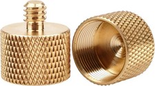 Mic Stand Adapter 5/8 to 1/4 Adapter Standard Mic Thread Screw Adapter Brass 