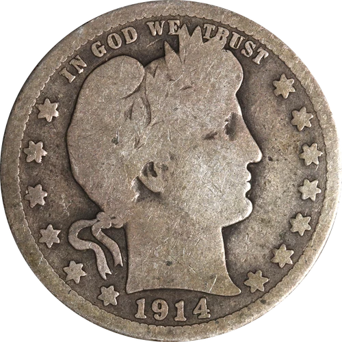 1914-S Barber Quarter