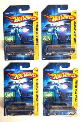 Hot Wheels 2006 '55 Chevy Panels w/ opening rear panel door.  Lot of 4 Panels