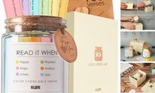 BLIEVE- Read Me When Bible Verses Jar For Daily Encouragement, Original-Beige