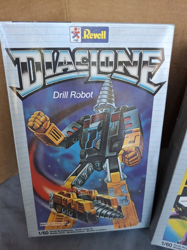 Lotto 4 Robot Diaclone Revell Ceji Model Kit Transformers Nuovi  - Immagine 2 di 4