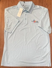 NWT The CJ Cup Byron Nelson Under Armour T Shirt Size L blue PGA tour TPC Craig