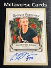 2026 UD Goodwin Champions Autograph Cameron Brink Auto