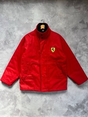 Rare AUTHENTIC WAX COAT Vintage 90s Ferrari Jeacket