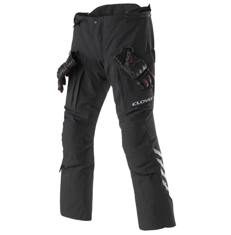 Pantalones Moto de Mujer Invierno Touring CLOVER Scout-4 Wp Black 13002-n/N