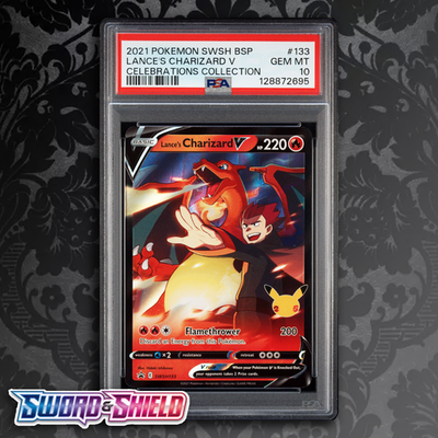 Pokemon TCG: Celebrations - Lance's Charizard V SWSH 133 Promo
