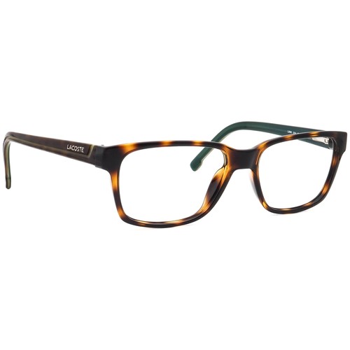 Lacoste Eyeglasses L2692 214 Polished Dark Havana/Green Square Frame 54[]17 145