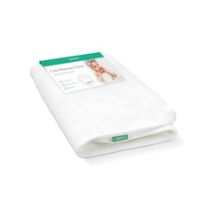 Waterproof Crib Mattress Cover Washable - White
