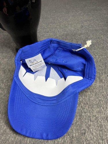 Michelin Hat Cap Strap Back Blue Embroidered Promo Advertising Mens Eco Friendly - Picture 8 of 13