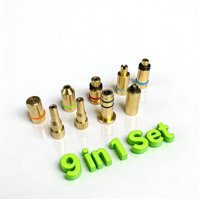 Antique Lighter Gas Refill Adapter 9 in 1 Set Dupont Dunhill BIC Clipper  etc