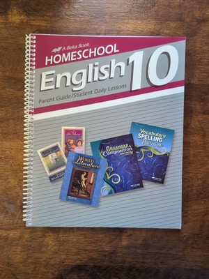 Abeka Homeschool English 10 Parent Guide Student Daily Lessons