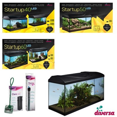 Aquarium Diversa Startup Set LED 40,50,60 Aquariumset, Komplettset, Anfängerset