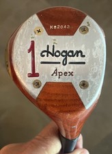 VINTAGE BEN HOGAN APEX PERSIMMON DRIVER RH Stiff Steel