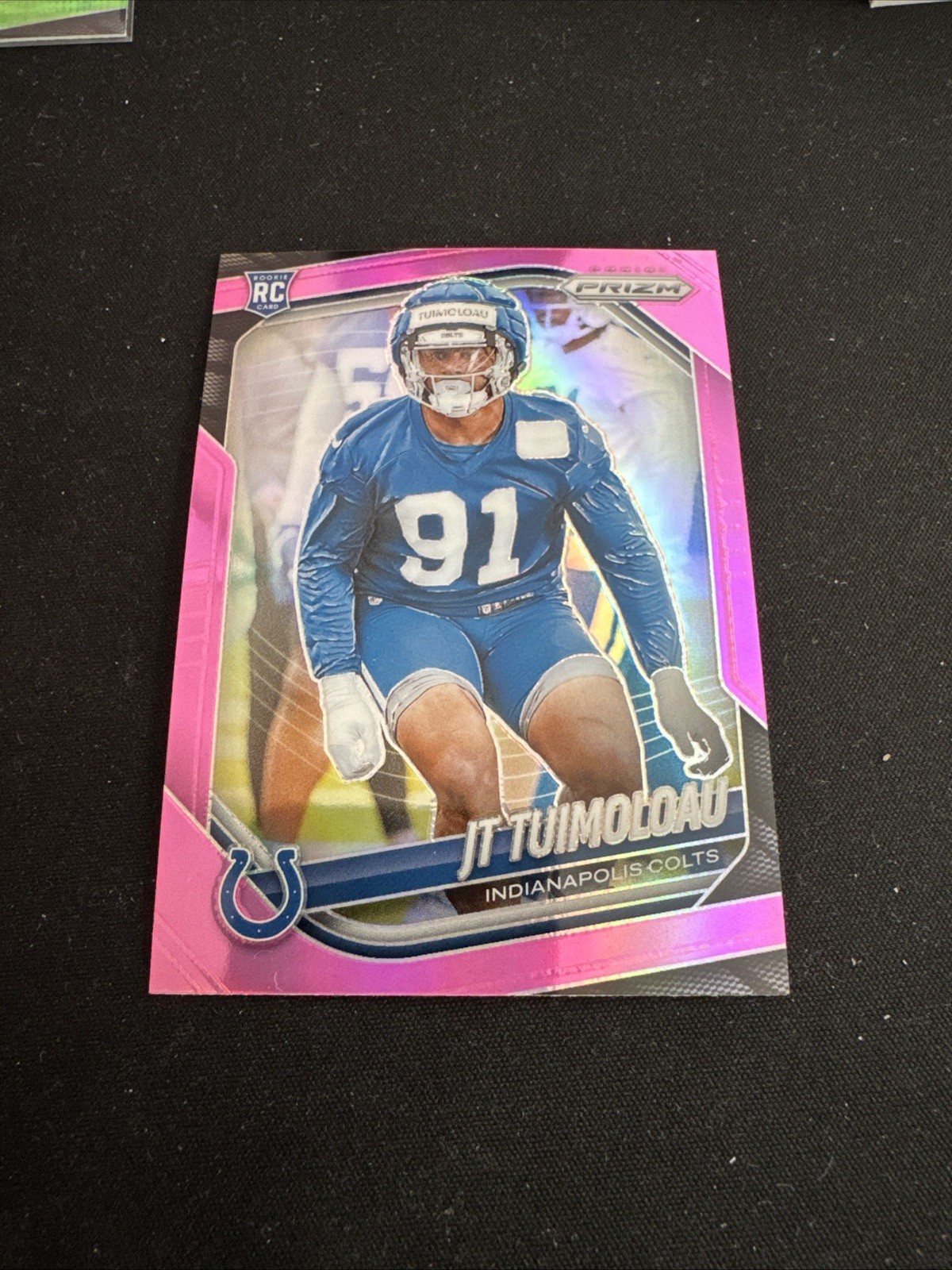 2025 Panini Prizm -  JT Tuimoloau #324 Purple Prizm (RC) #/125