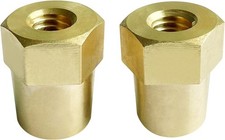 Ampper 3/8-16 Thread Female Brass Battery Terminal Post Adapter Battery