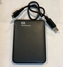 Western Digital WD Elements Portable External Hard Drive 1TB WDBUZG0010BBK