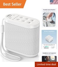 Dual Use White Noise Sound Machine for Office Privacy Traveling Comfort