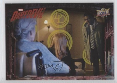 2018 Marvel Daredevil Seasons 1 & 2 Yellow Foil 88/99 Ben Urich Karen Page 0nr3