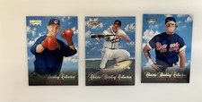 3 Baseball Cards - 1996 Pinnacle - Christie Brinkley Collection 