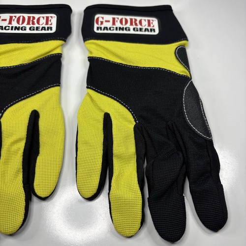 5 Pair G-Force Mechanic Style Crew Gloves 4250XLGYL Racing Gear/ Crew Glove - Picture 10 of 22
