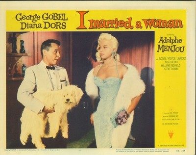 I Married a Woman ORIGINAL US Lobby Card Diana Dors 1958