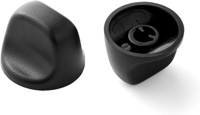 2-Pack S99360232 Range Hood Knobs Black Fits Broan Nutone Vent Fan Replacement