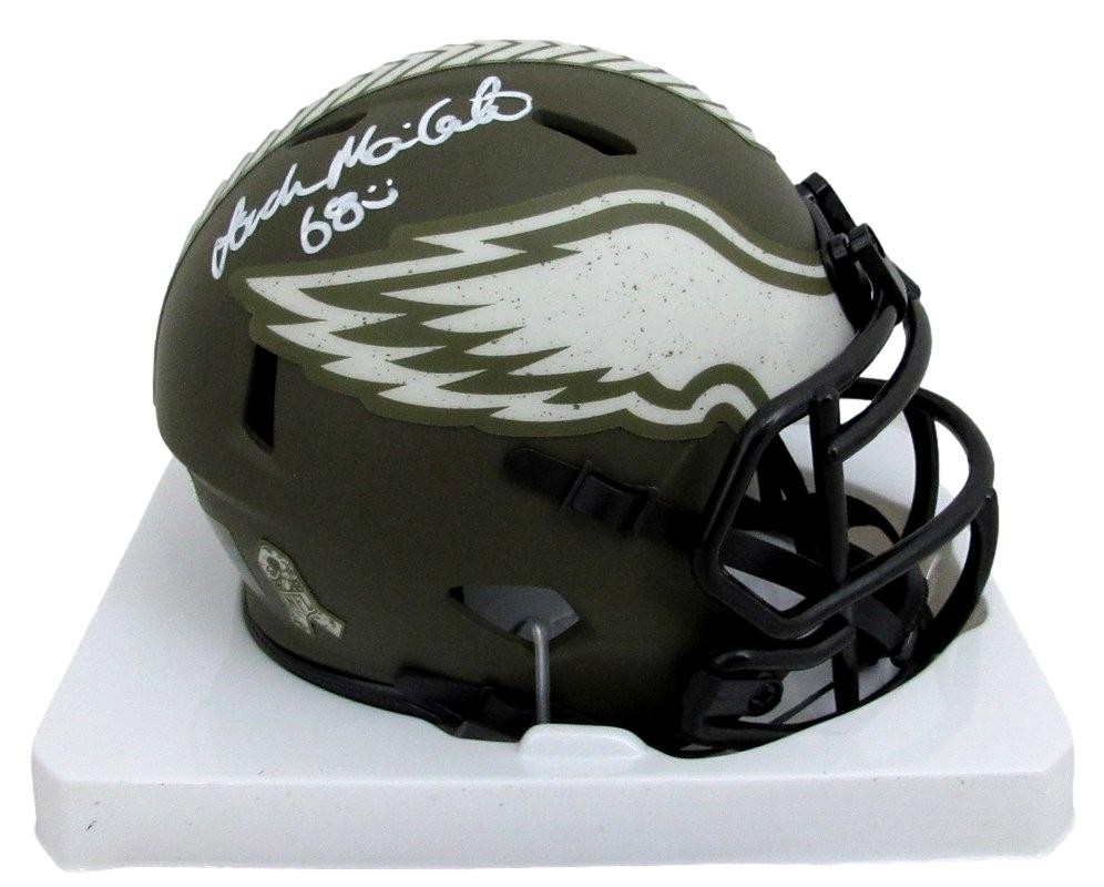 Jordan Mailata Autographed Signed Philadelphia Eagles Mini Salute To Service Helmet Eagles JSA 183540 