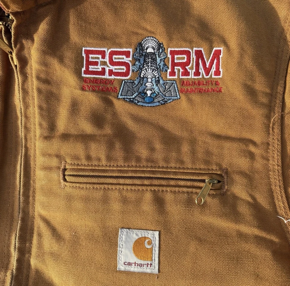 Chaqueta Carhartt Detroit para hombre manta forrada talla mediana Foto 3 de 4