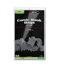 BCW Resealable Graded Comic Book Bags - Pack of 100 Crystal C... USA FAST SHIP