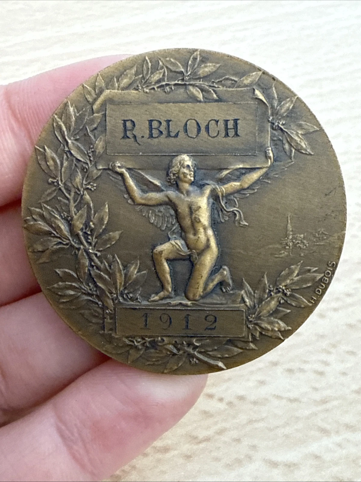 Médaille Société D’Enseignement Professionnel Du Rhône Fondée En 1864 En Bronze
